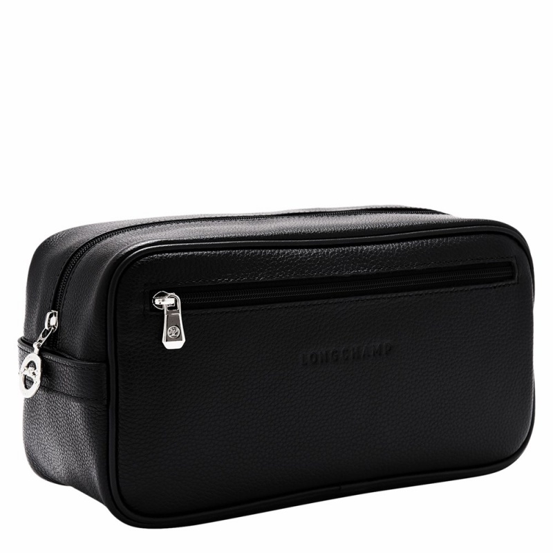 Black Longchamp Le Foulonne Women's Toiletry Bags